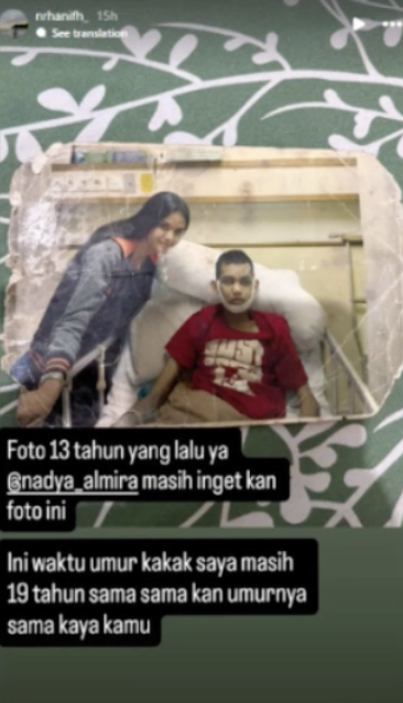 Kondisi Adnan korban tabrak Nadya Almira 13 tahun silam